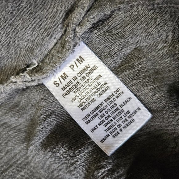 Super Long Flowy Vest with Lace Back - Picture 6 of 7